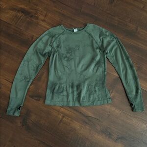 Zella Olive Long Sleeve Shirt, girls L (10/12)!